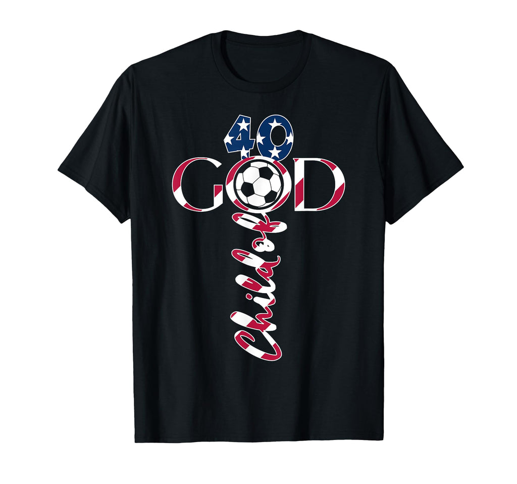 Jesus 40 Years Child God Soccer 40Th T-Shirt - Aesthetic Graphic Men Women