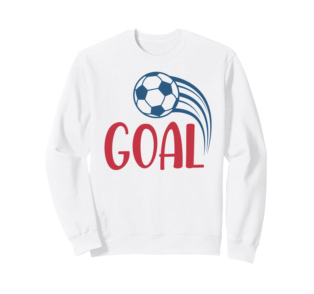 Goal Soccer Fan Training Soccer Sweatshirt - Aesthetic Graphic for Adults