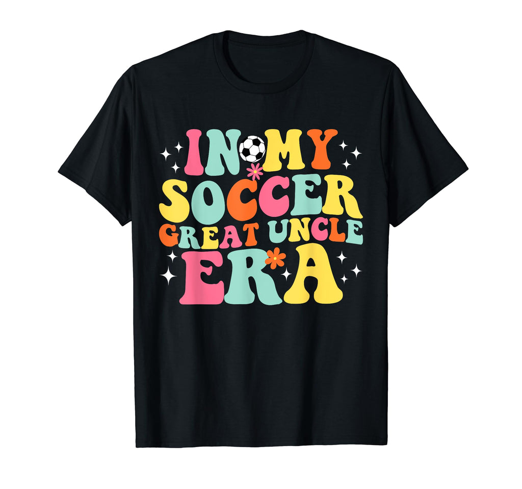 My Soccer Great Uncle Era Game T-Shirt - Casual Everyday Wear Men Women
