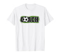 That Says Word Coach Soccer Ball Sports T-Shirt - Novelty Apparel Unisex