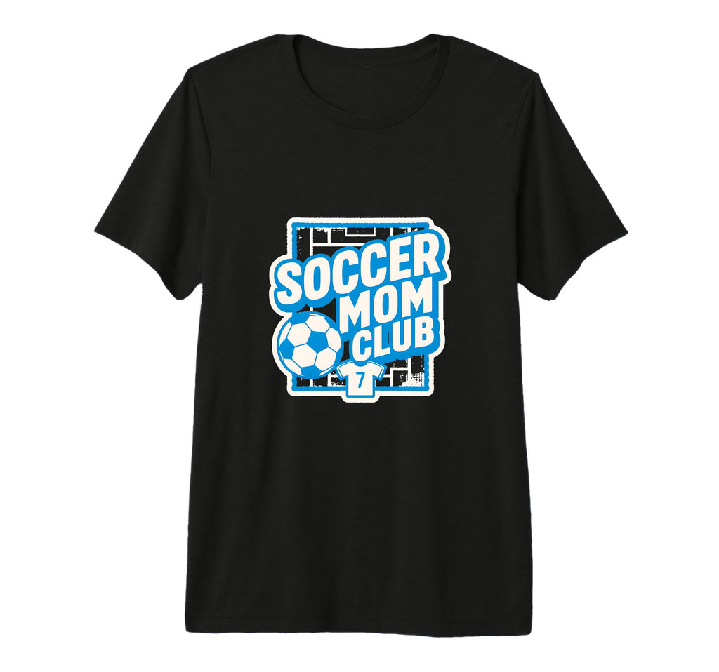 Soccer Mom Club Sideline Pride T-Shirt - Fun Novelty Design for Adults