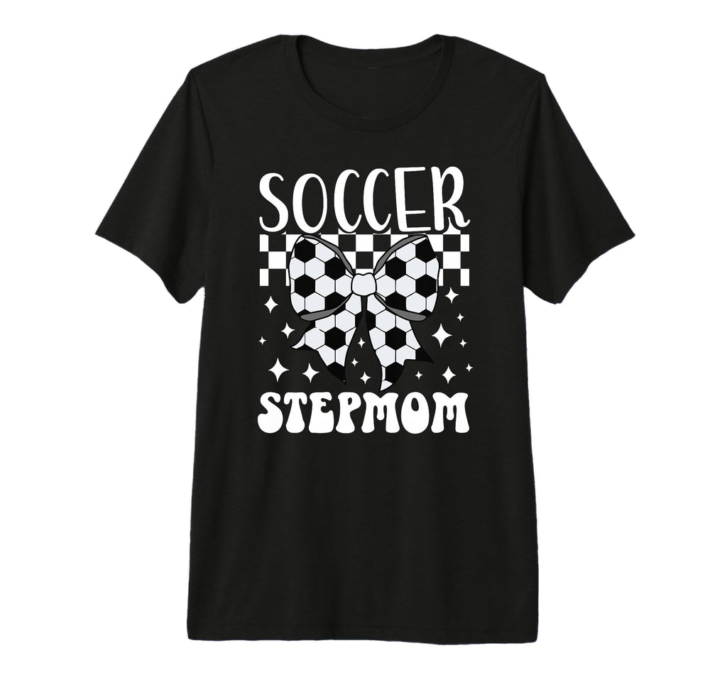 Soccer Stepmom Soccer Player Step T-Shirt - Custom Art Print Men Women