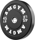 2 Inch Bumper Plates，10-500lbs，Barbell Rubber Olympic Weight Plates Set for Home Gym, Strength Training & Weight Lifting, Multiple Options Colors