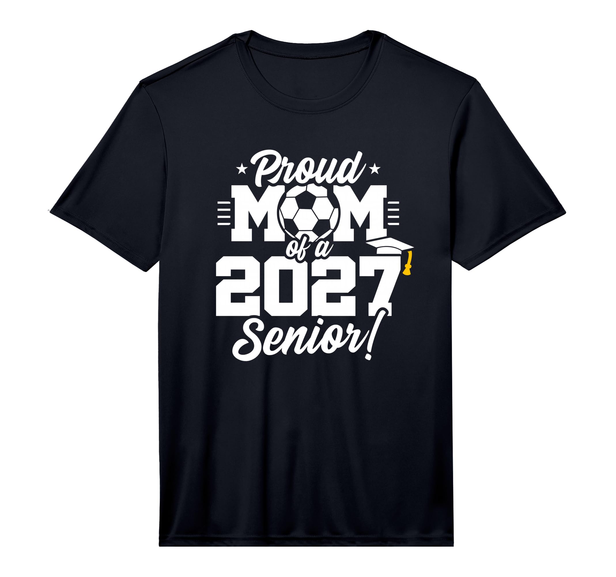 Mens Senior Class 2027 School Soccer T-Shirt - Custom Art Print Men Women