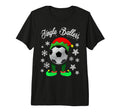 Jingle Ballers Soccer Football Elf T-Shirt - Novelty Apparel Unisex