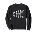 Human Evolution Funny Soccer Coach Sweatshirt - Custom Art Print Men Women