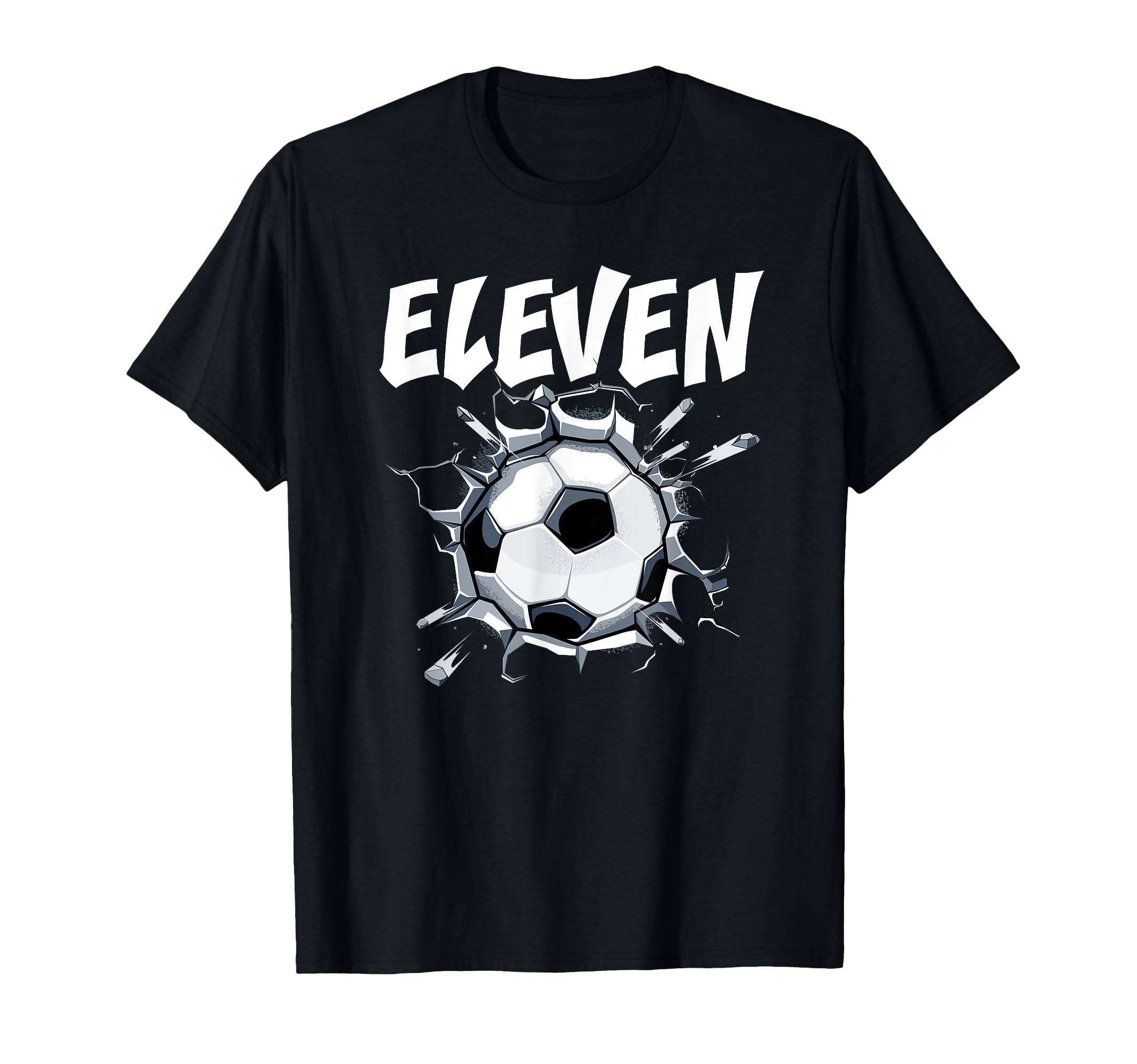 11 Year Old Soccer Birthday Party T-Shirt - Aesthetic Graphic Men Women