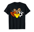 Softball Soccer Basketball Heart Funny T-Shirt - Graphic Print for Adults