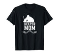 Ice Hockey Keeper Mom Ice Hockey T-Shirt - Minimalist Print for Adults