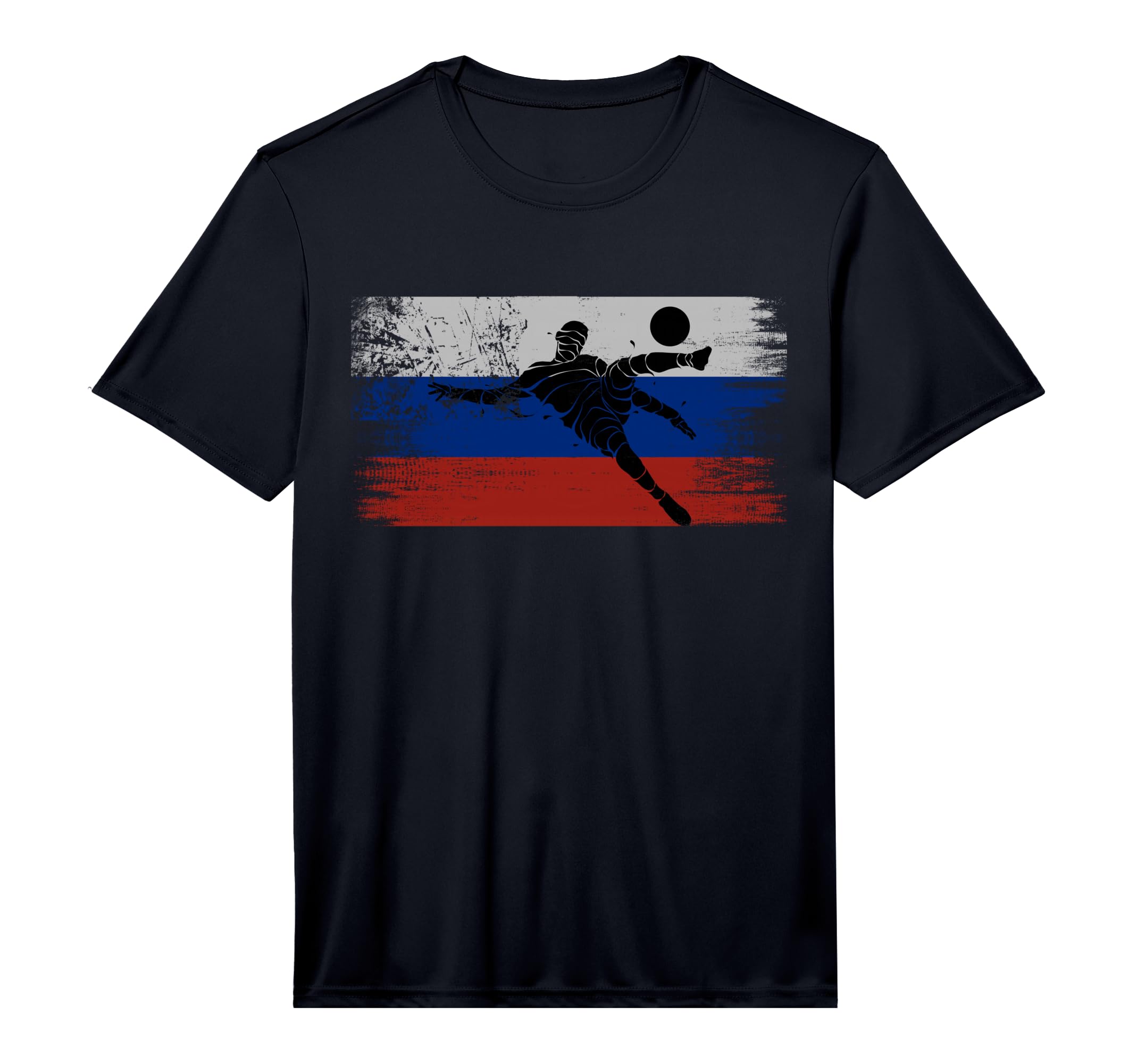 Russia Soccer Russian Football T-Shirt - Minimalist Print for Adults