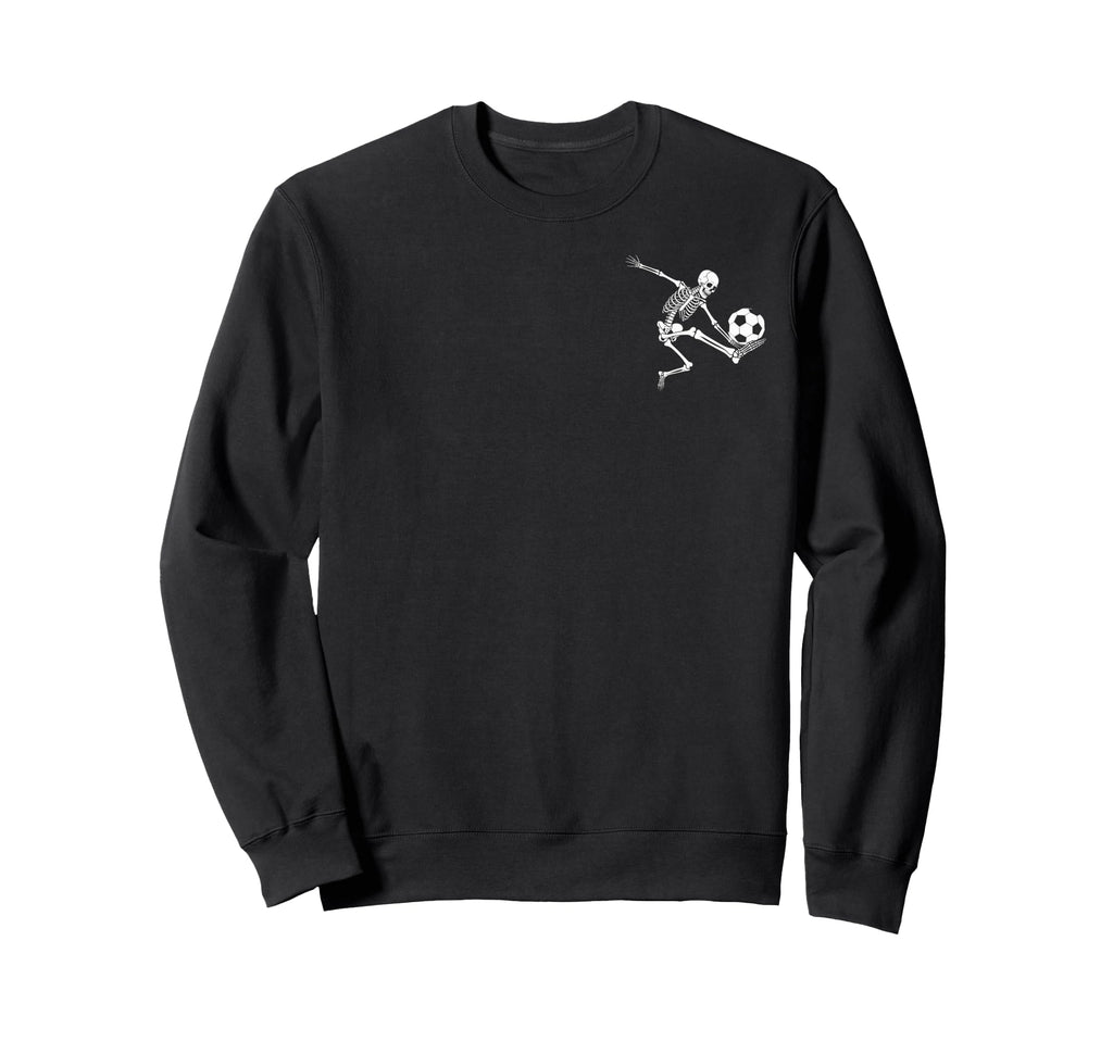 Skeleton Soccer Halloween Lovers Sweatshirt - Streetwear Style for Adults