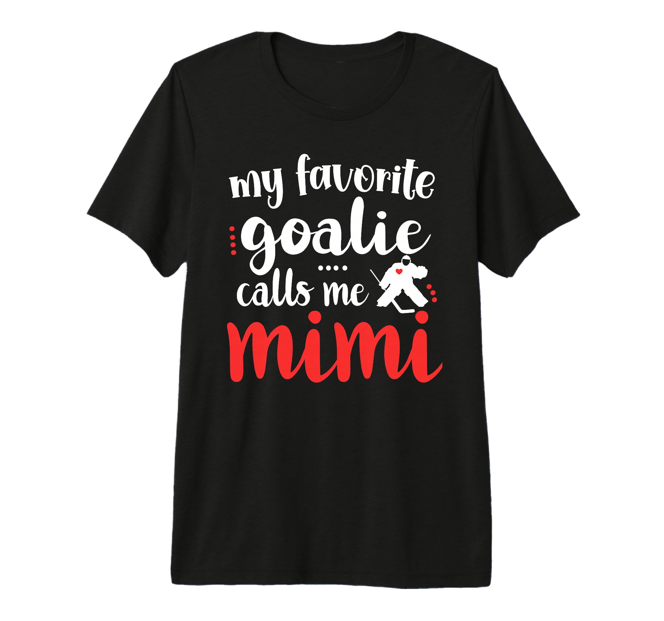 Proud Ice Hockey Goalie Mimi Hockey T-Shirt - Aesthetic Graphic Unisex