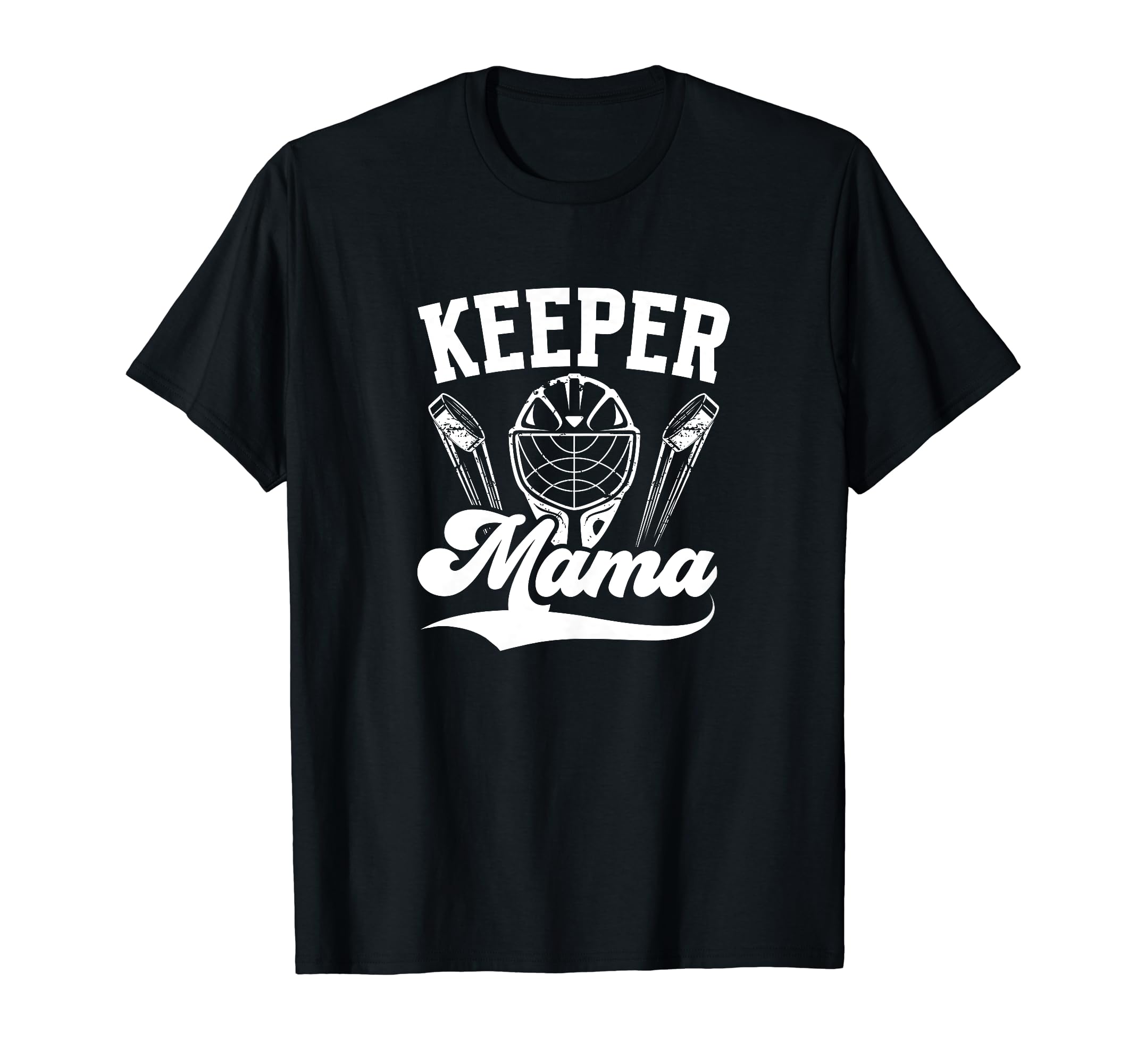 Ice Hockey Keeper Mama Ice Hockey T-Shirt - Fun Novelty Design Men Women