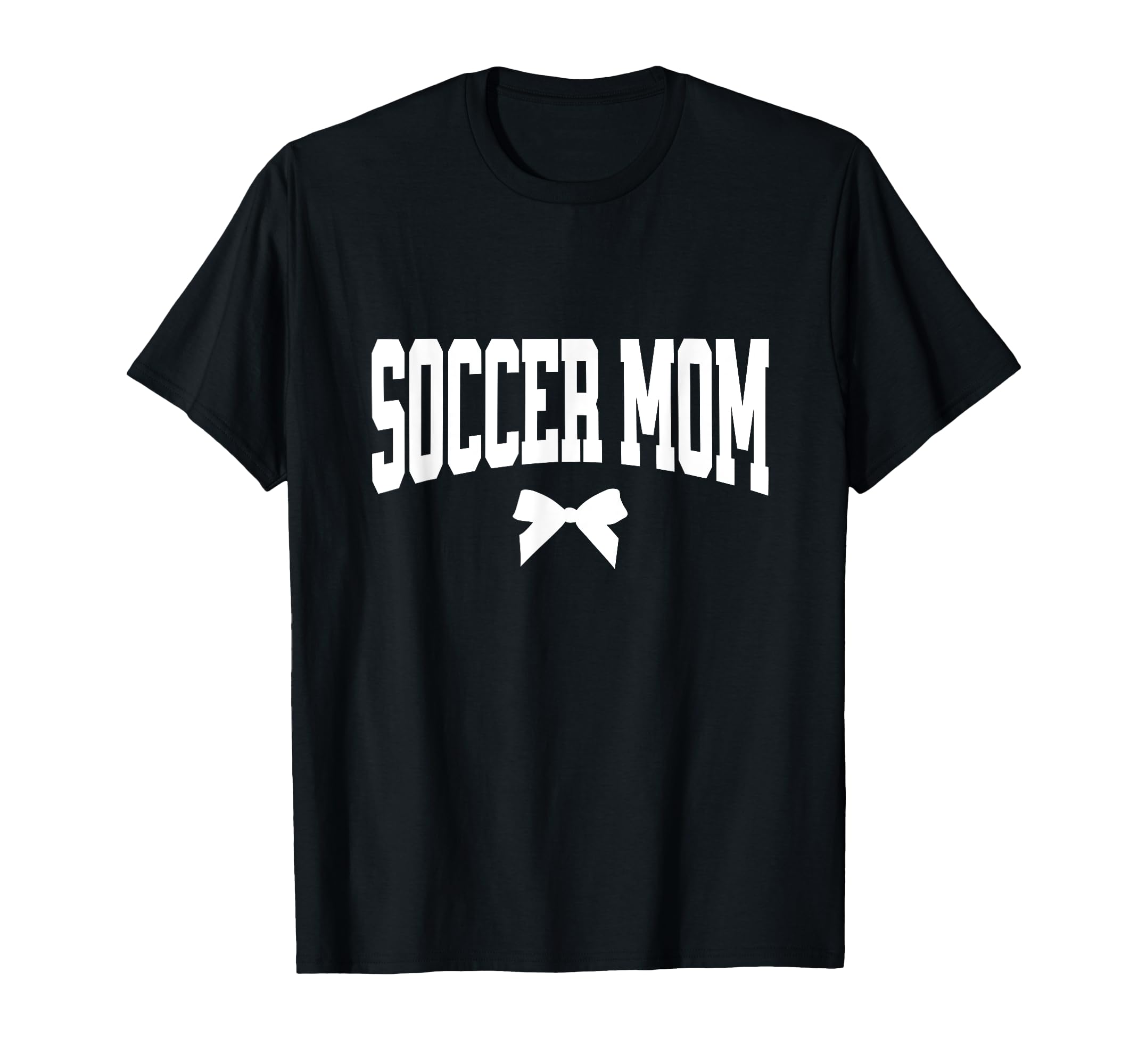 Soccer Mom Bow Soccer Team Mama T-Shirt - Trendy Graphic Men Women