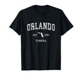 Orlando Florida Fl Athletic Sports T-Shirt - Novelty Apparel Men Women