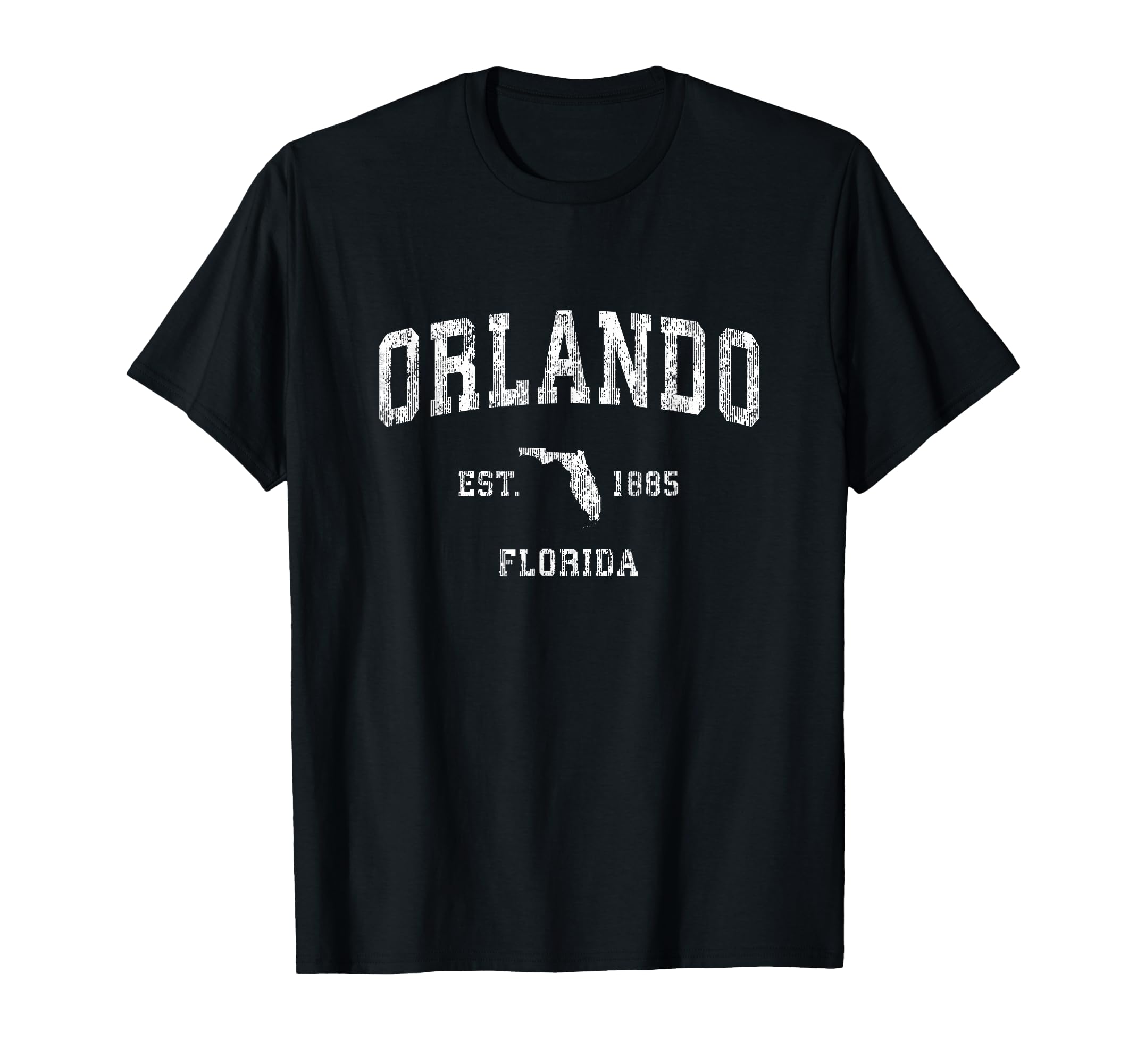 Orlando Florida Fl Athletic Sports T-Shirt - Novelty Apparel Men Women