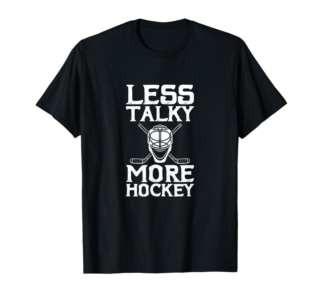 Ice Hockey Player Goalie Goalkeeper Less T-Shirt - Novelty Apparel Unisex