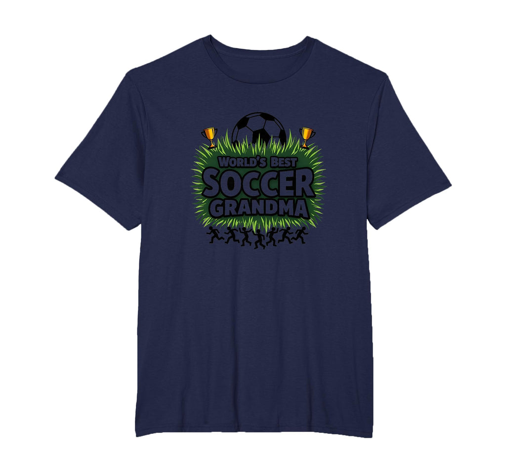 Worlds Best Soccer Grandma Champion Mens T-Shirt - Graphic Print Men Women