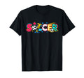 Soccer Coquette Bow Game Day Soccer T-Shirt - Aesthetic Graphic for Adults