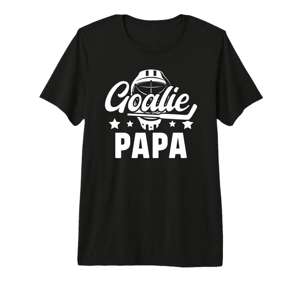 Mens Ice Hockey Goalie Papa Ice T-Shirt - Streetwear Style Men Women