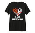 Ball Mawmaw Soccer Football T-Shirt - Fun Novelty Design for Adults