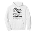2027 Senior Soccer Grandpa Proud Hoodie - Novelty Apparel for Adults