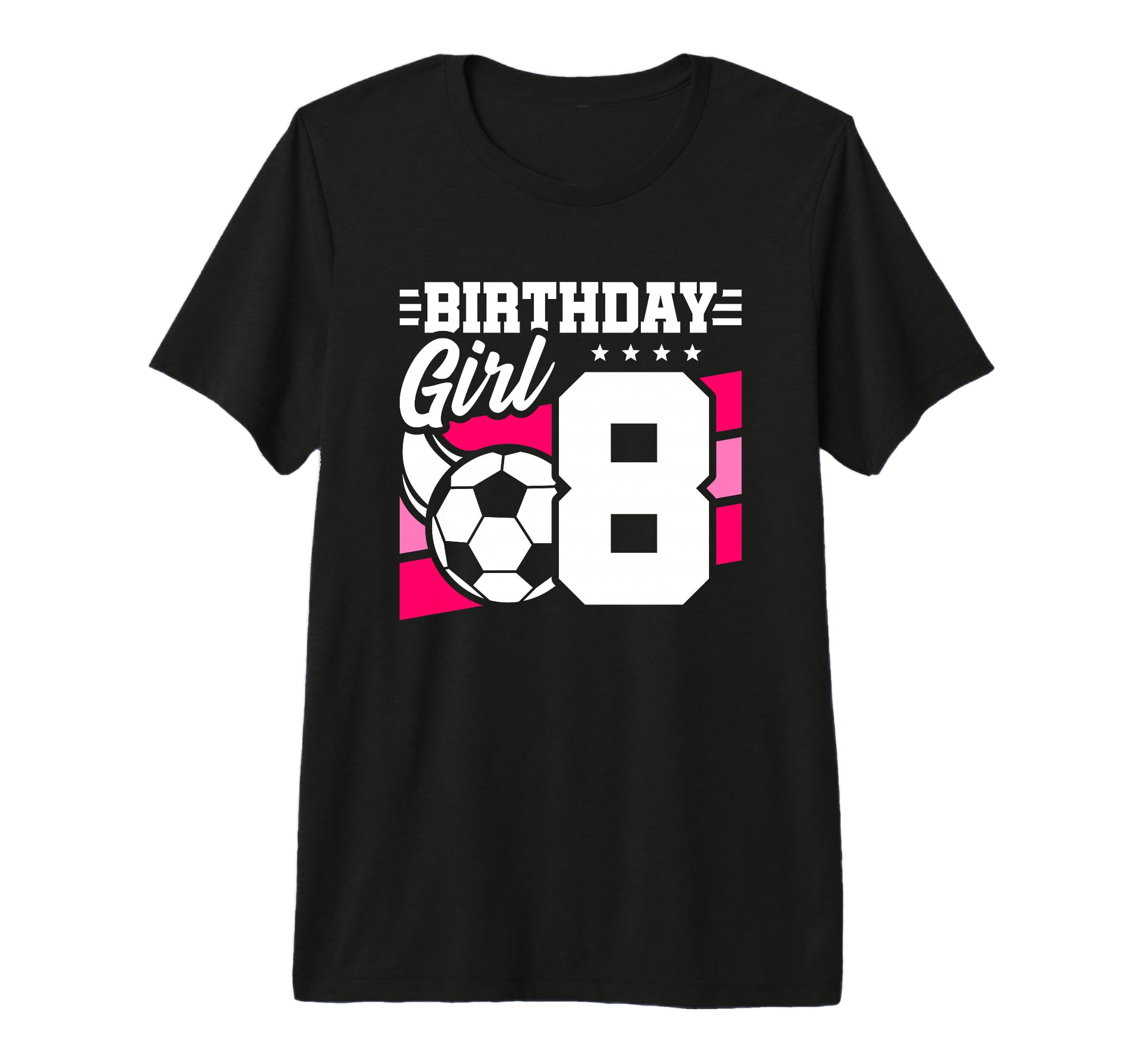 Soccer Birthday Party 8 Year Old 8Th T-Shirt - Graphic Print Men Women