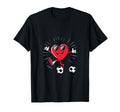 Heart Soccer Gift Hoodie - Graphic Print Unisex