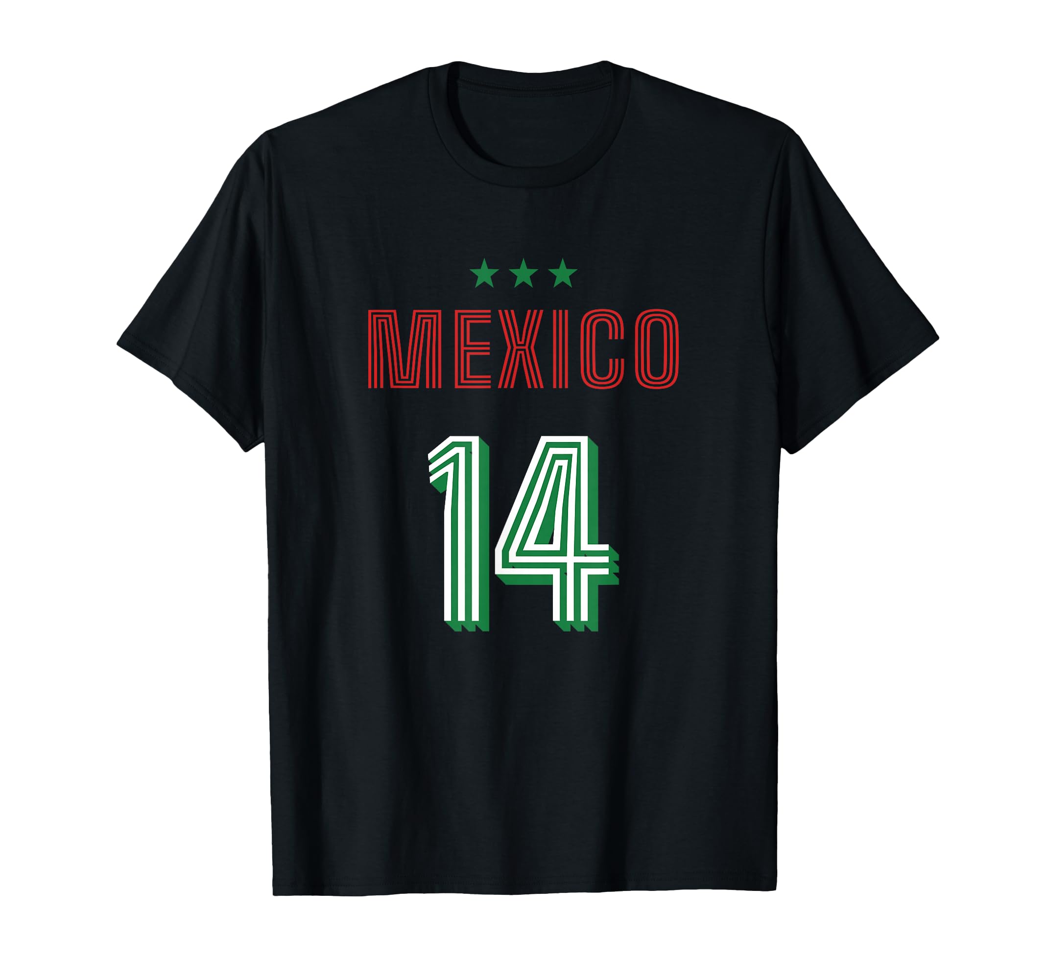 Mexico Soccer 14 Football Game Fan T-Shirt - Aesthetic Graphic for Adults