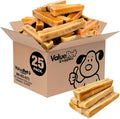 ValueBull Himalayan Yak Cheese Dog Chews, Extra Large, 25 ct Bulk Pack - Long Lasting for Aggressive Chewers, All Natural, Healthy & Safe, Low Odor Nepal Yak Milk Chews