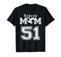 Proud Senior Soccer Mom Custom Jersey T-Shirt - Novelty Apparel for Adults