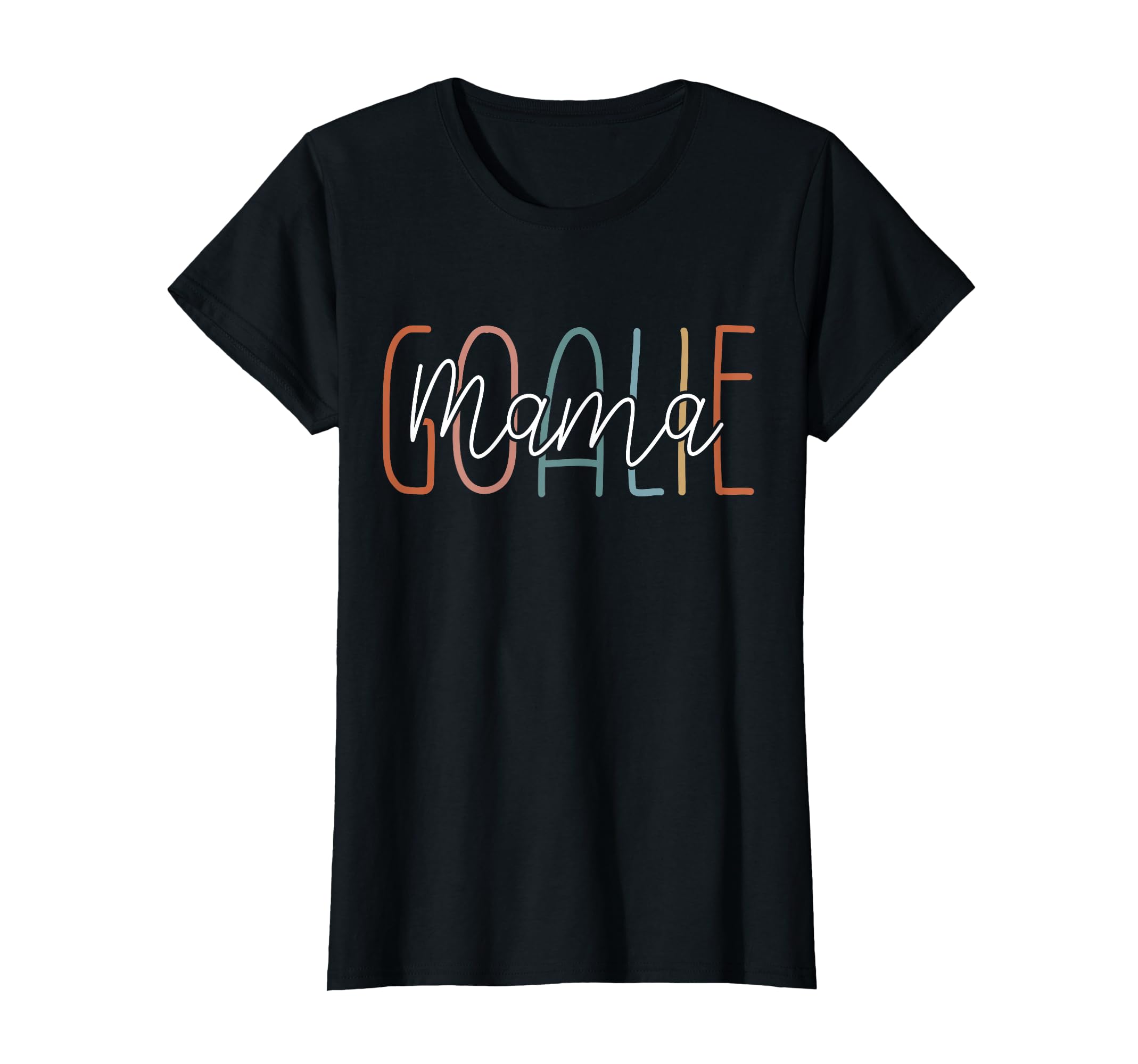 Goalie Mama Moms Soccer Handball T-Shirt - Unique Graphic for Adults