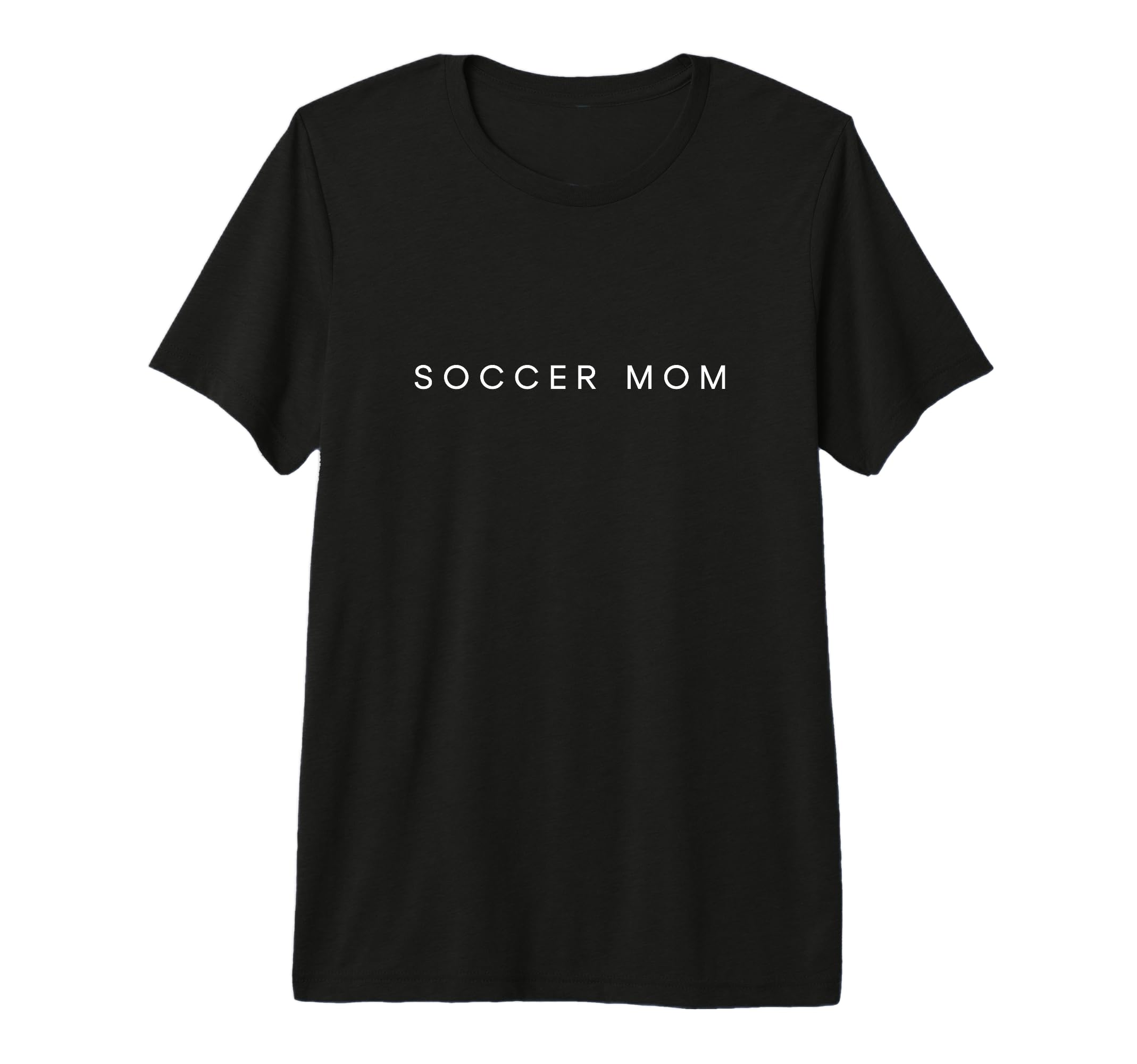 Soccer Mom Funny Minimalist Text T-Shirt - Aesthetic Graphic Men Women