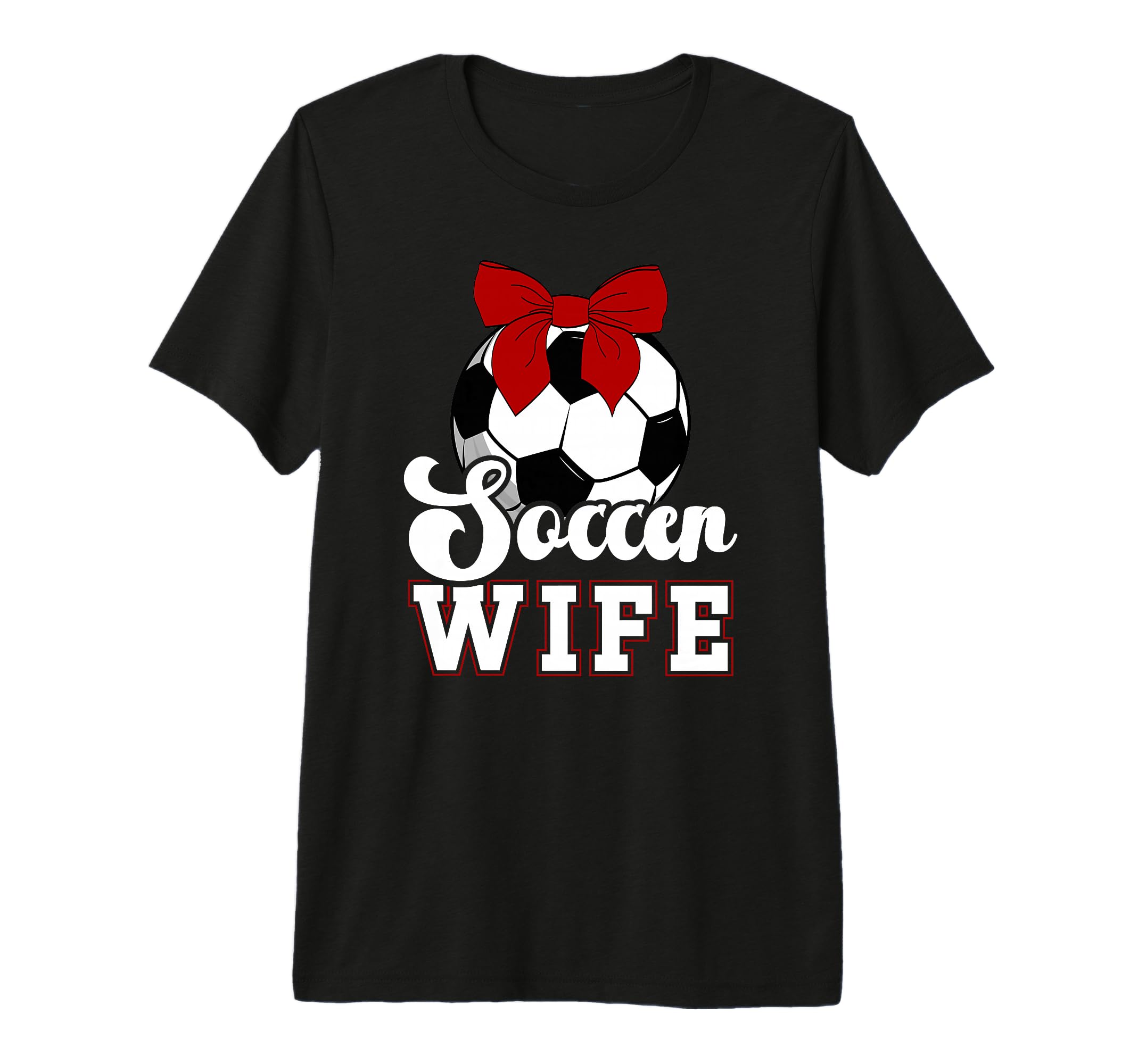 Soccer Wife Soccer Player Coquette T-Shirt - Aesthetic Graphic for Adults