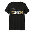 Mrs Coach Leopard Soccer Coach T-Shirt - Casual Everyday Wear Men Women