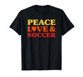 Soccer I Love Soccer And Soccer T-Shirt - Minimalist Print Men Women