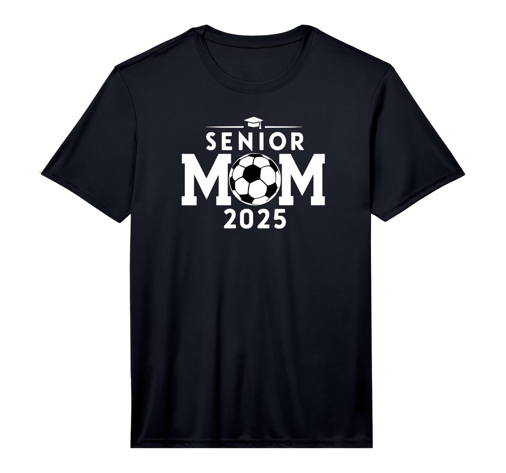 Senior 2025 Soccer Mom High School T-Shirt - Trendy Graphic Unisex