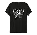Soccer Coach Wife Hearts Wife Soccer Coach T-Shirt - Unique Graphic Unisex