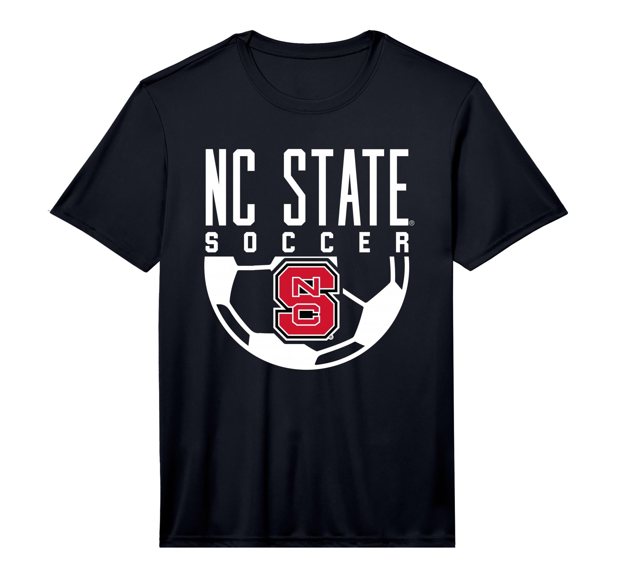 Nc State Wolfpack Soccer Ball Performance T-Shirt - Trendy Graphic Unisex