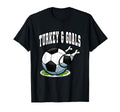 Thanksgiving Soccer Turkey Goals T-Shirt - Casual Everyday Wear Unisex