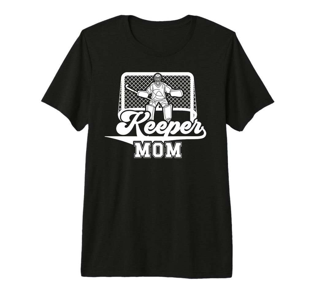 Ice Hockey Keeper Mom Ice Hockey T-Shirt - Trendy Graphic Men Women