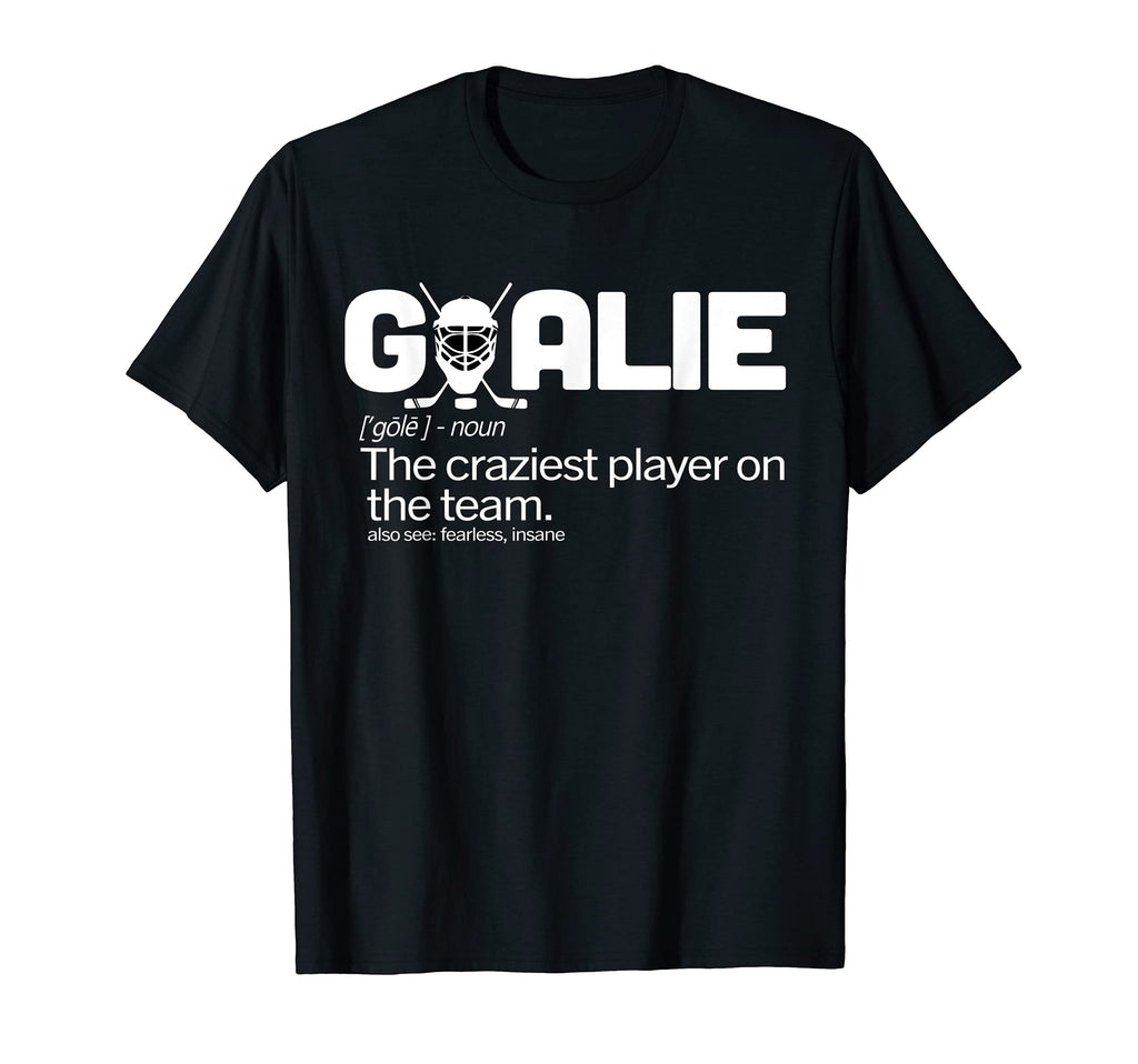 Goalie Definition Hockey Goalkeepers T-Shirt - Unique Graphic for Adults