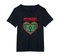 My Heart Is That Field Soccer Fan T-Shirt - Streetwear Style for Adults