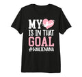 Proud Soccer Goalie Nana Soccer T-Shirt - Casual Everyday Wear for Adults