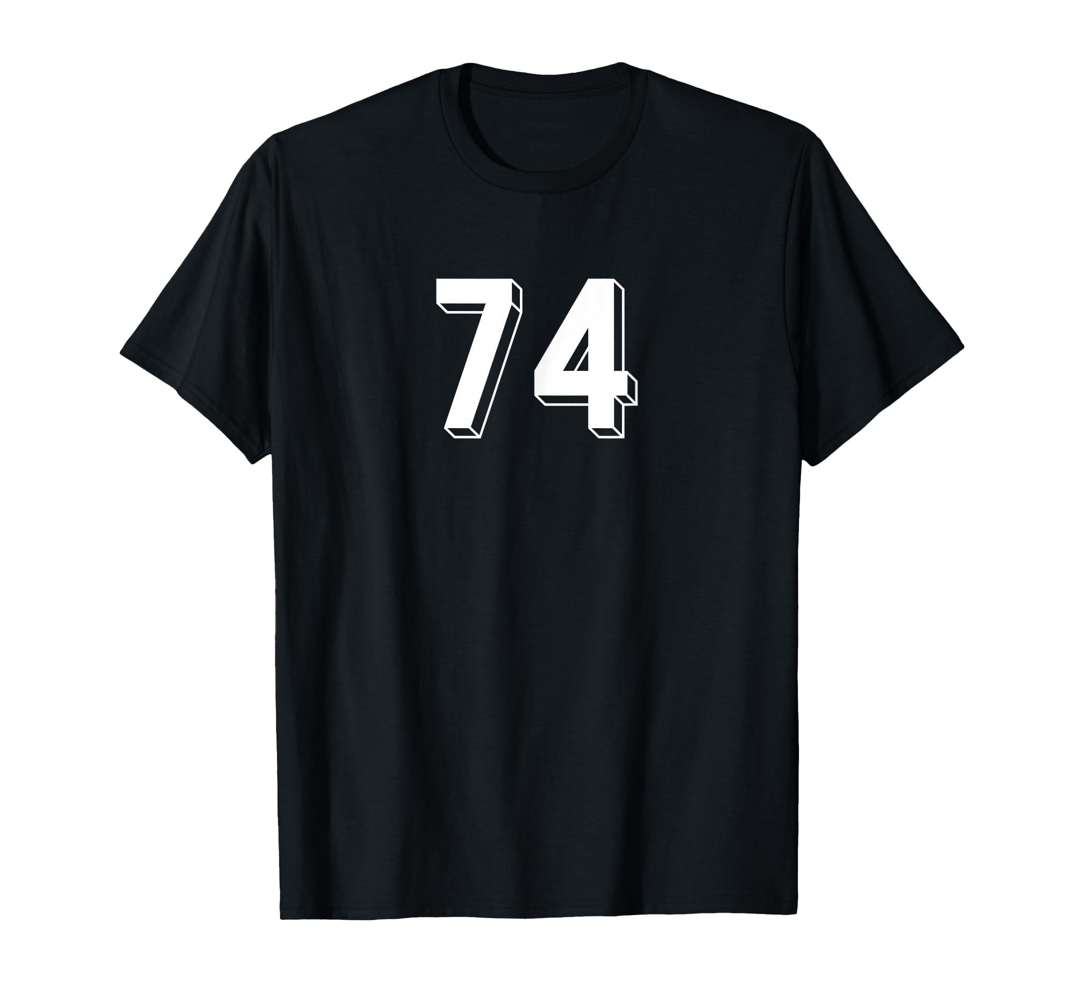 Number 74 80S 90S Soccer Team Jersey T-Shirt - Streetwear Style Unisex