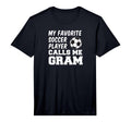 Mens My Favorite Soccer Player Calls T-Shirt - Custom Art Print Men Women