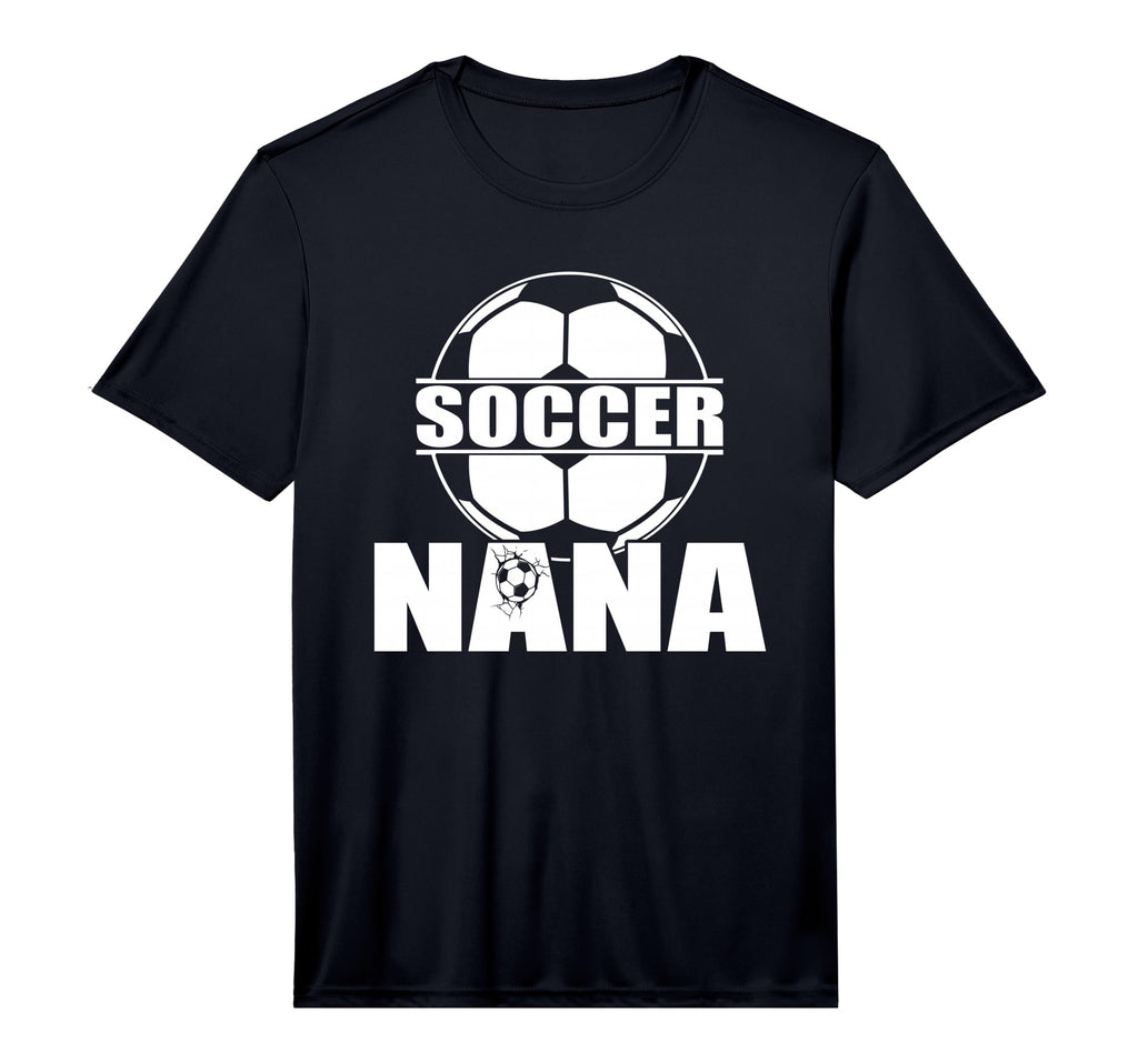 Mens Funny Soccer Nana Soccer Grandma T-Shirt - Fun Novelty Design Unisex