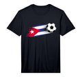 Mens Cuba Flag Cuban Soccer Flag Cuban T-Shirt - Unique Graphic Unisex