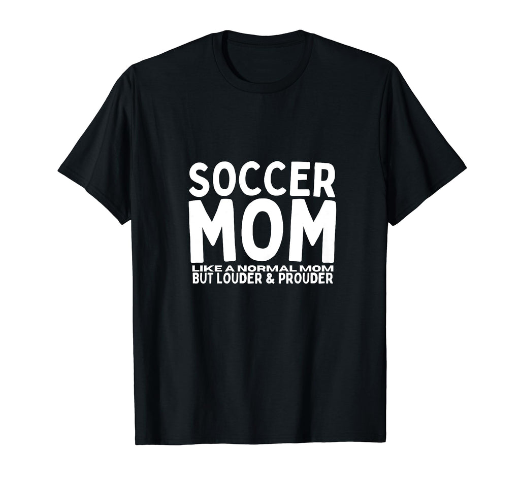 Soccer Mom Mother Funny Soccer Player T-Shirt - Minimalist Print for Adults