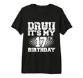 Bruh Its My 17Th Birthday Soccer 17 T-Shirt - Custom Art Print Men Women